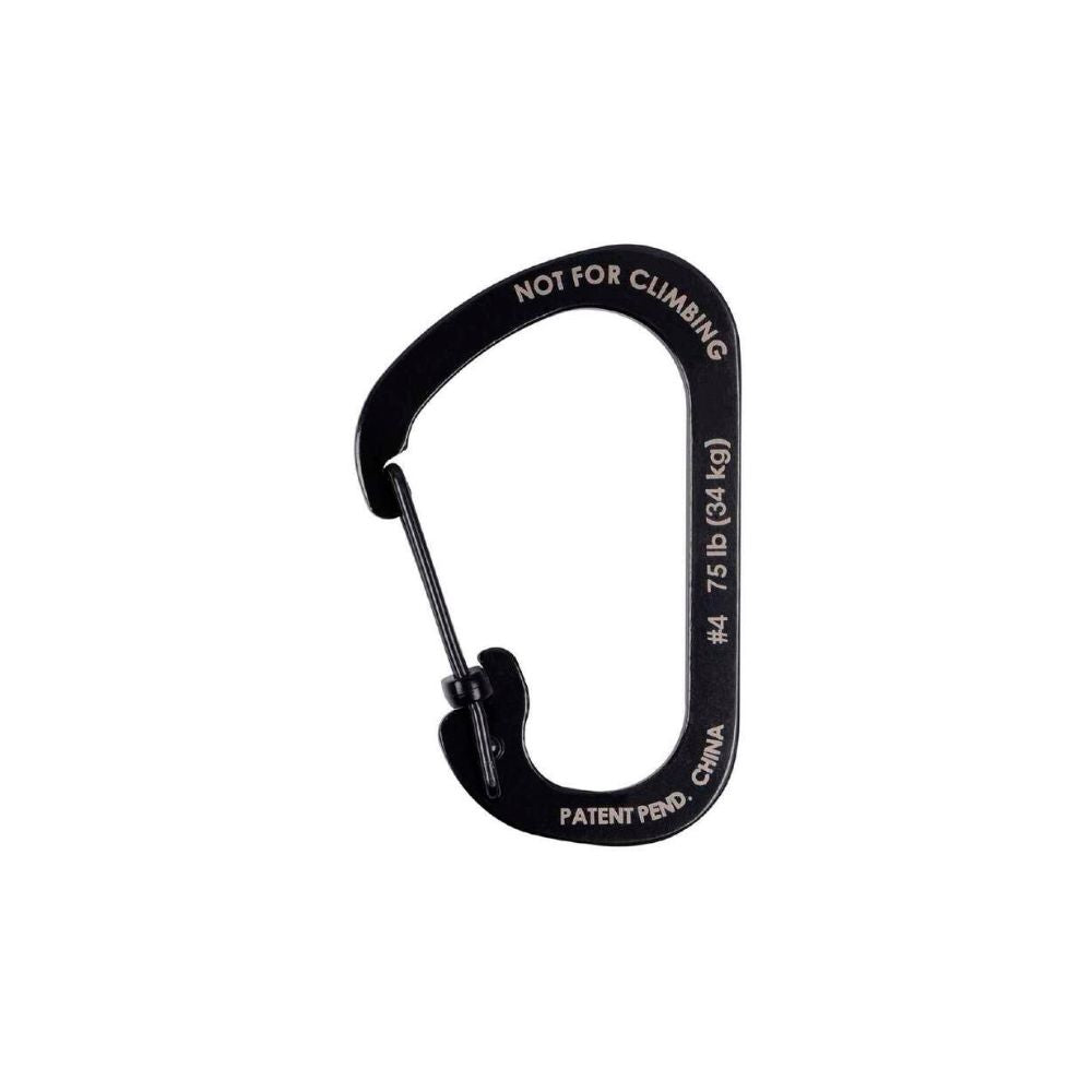 NITE IZE SLIDELOCK® CARABINER STAINLESS STEEL - Size 4, Carabiners,    - Outdoor Kuwait