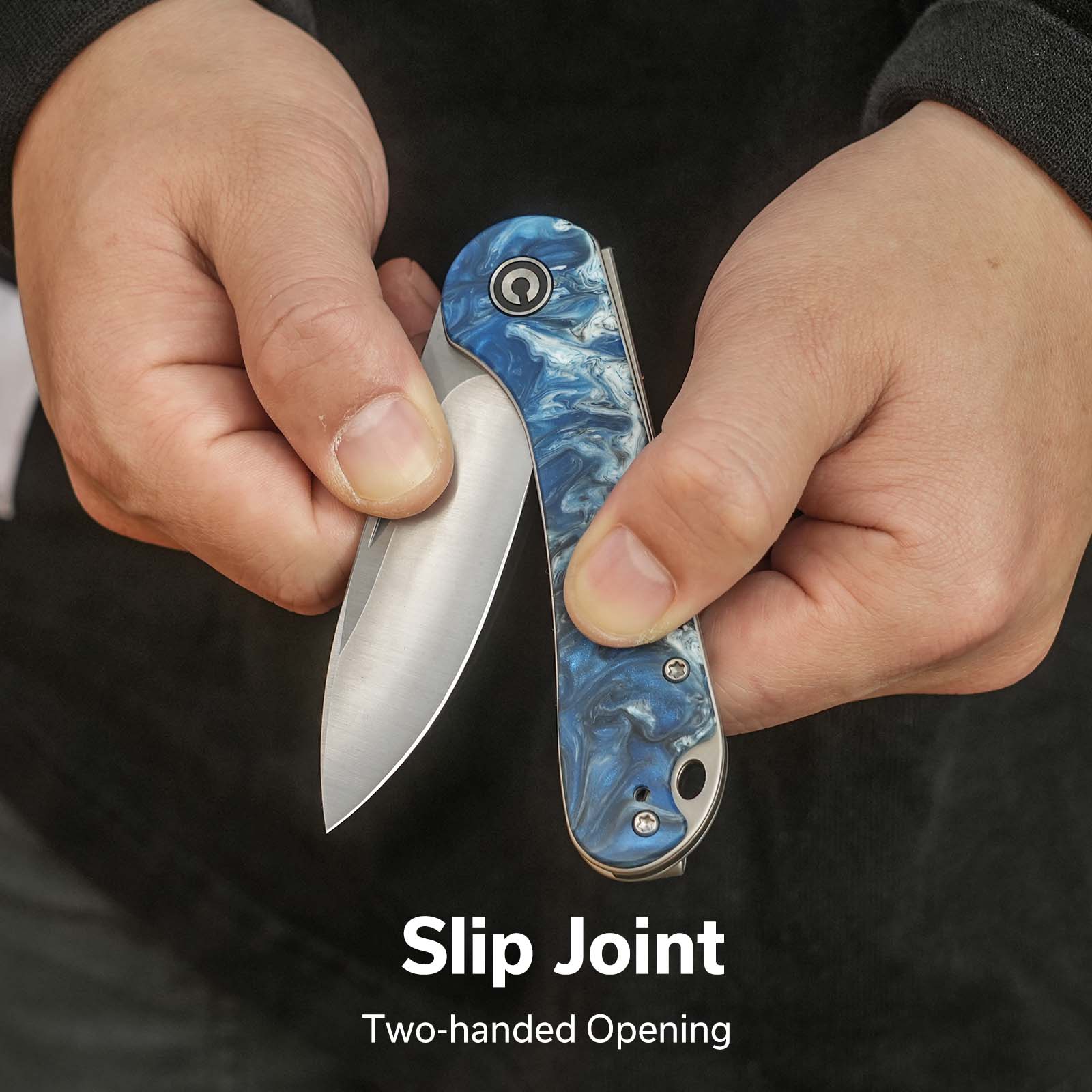 CIVIVI Elementum Slip Joint Resin Folding Knife C18062AJ-4