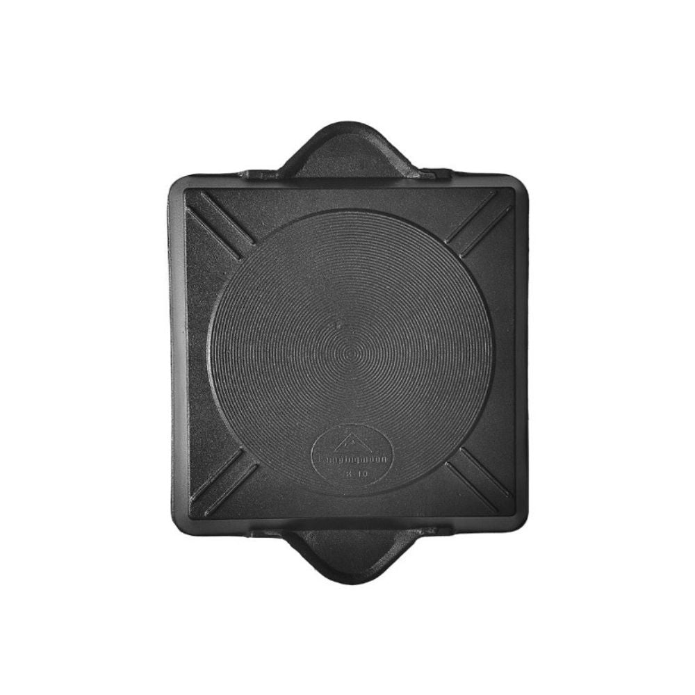Campingmoon Cast Iron Grill Plate, Outdoor Grill Accessories,    - Outdoor Kuwait