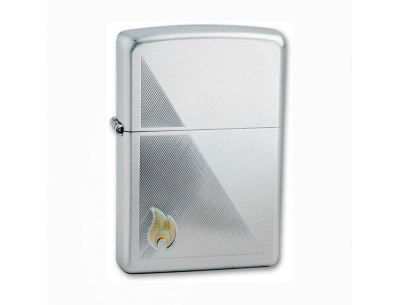 Zippo 205 AE181399 REG SATIN CHROME ZIPPO FLAME, Lighter, - Outdoor Kuwait