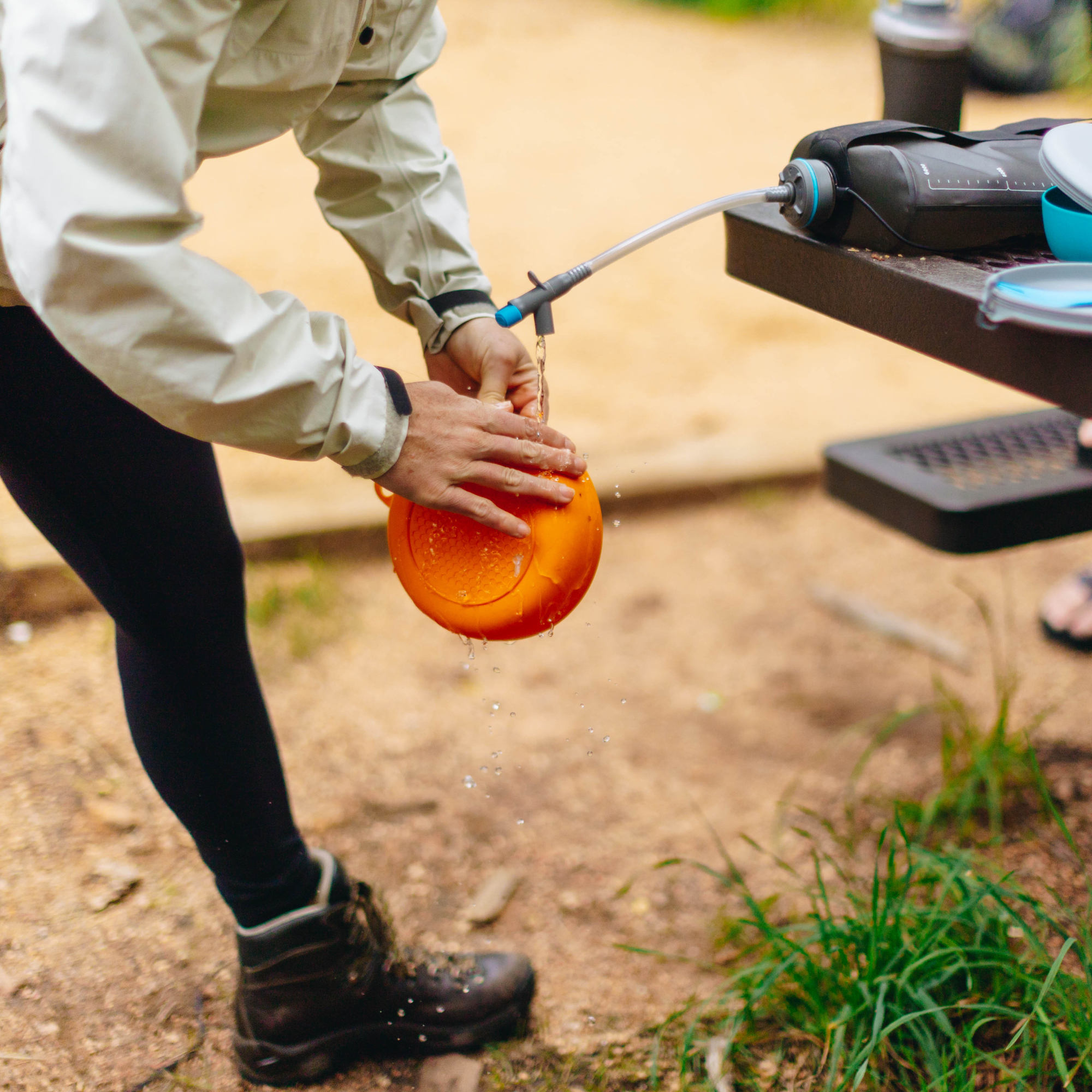 HydraPak Seeker Collapsible Water Storage Bag with Camp Tap 6L