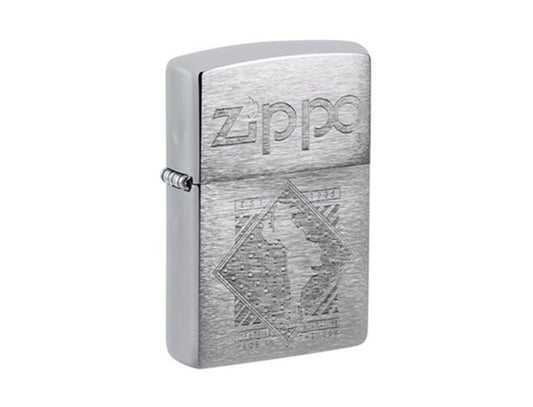 Zippo Lighter 200 Ae 184423 Regular Brush Chrome Zippo Windy, Lighters & Matches,    - Outdoor Kuwait
