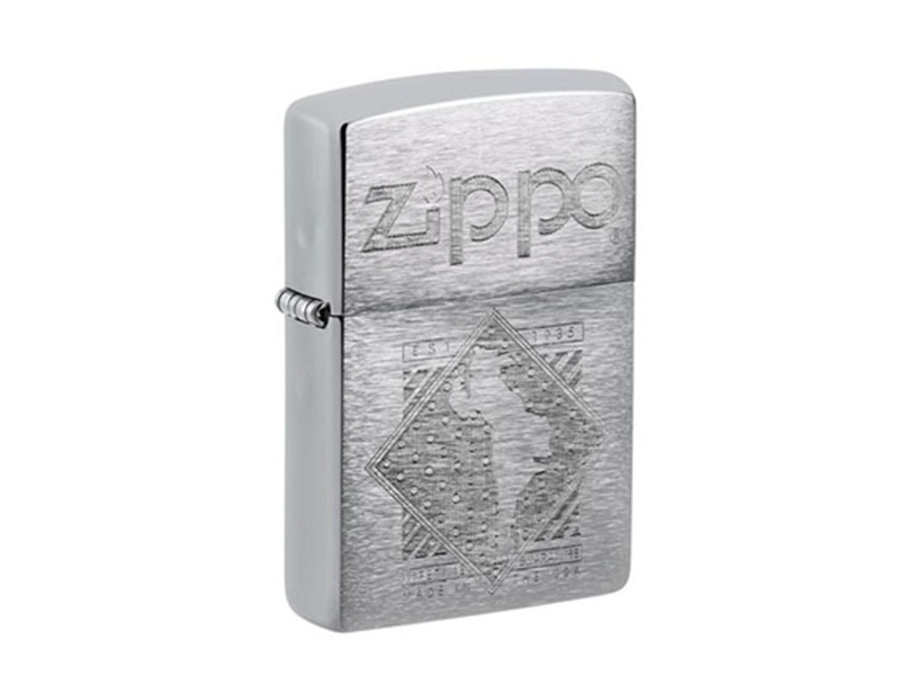 Zippo Lighter 200 Ae 184423 Regular Brush Chrome Zippo Windy, Lighter, - Outdoor Kuwait