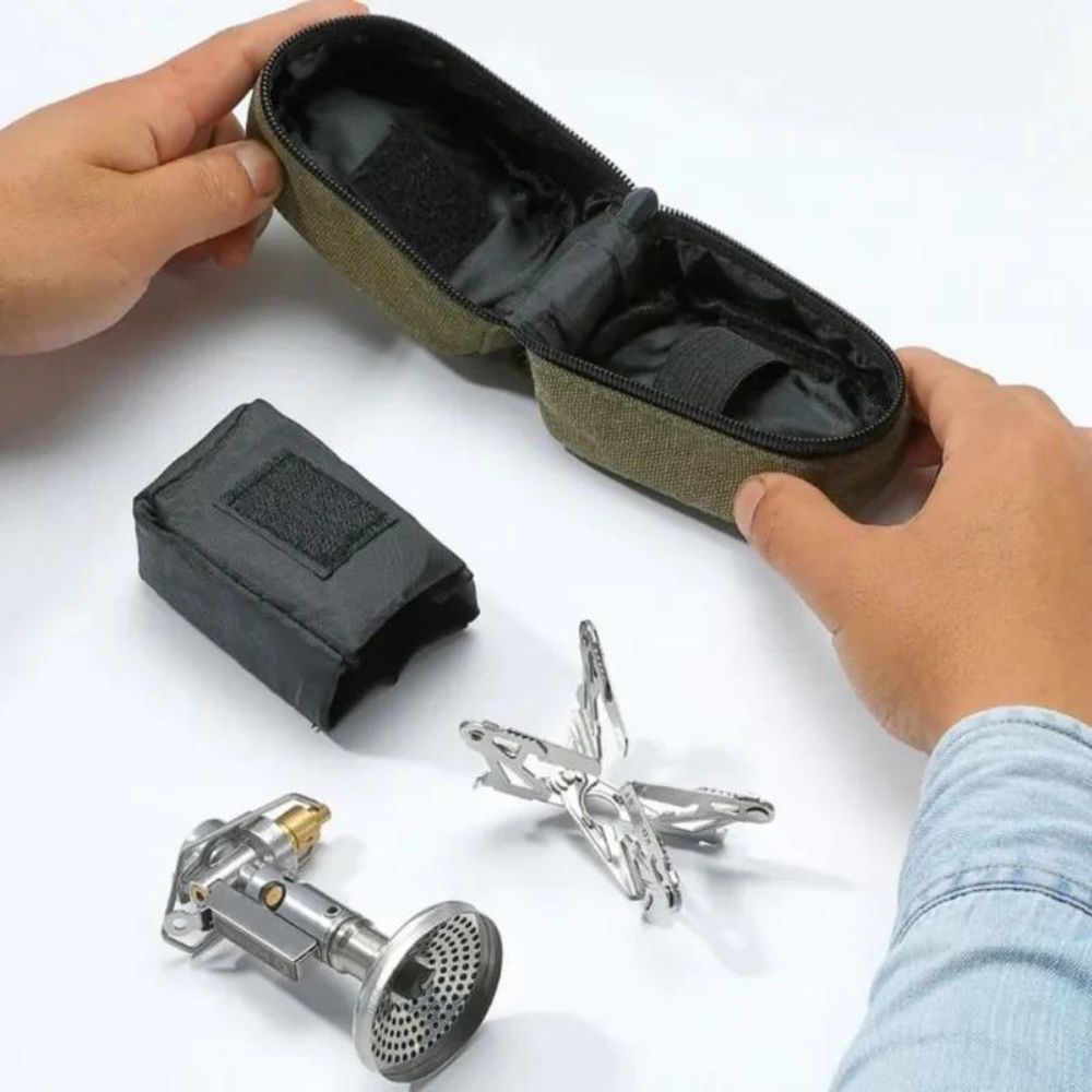Campingmoon Mini High-Power Rocket Stove Ultralight Portable Burner, Gas Burner,    - Outdoor Kuwait
