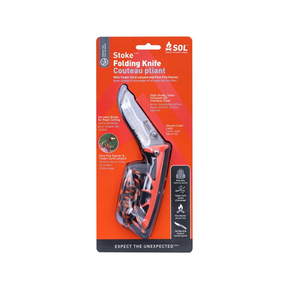 S.O.L Stoke Folding Knife, , - Outdoor Kuwait