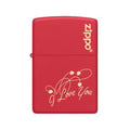 Zippo Love Design Lighter -ZP233 MP403347, Lighters & Matches,    - Outdoor Kuwait