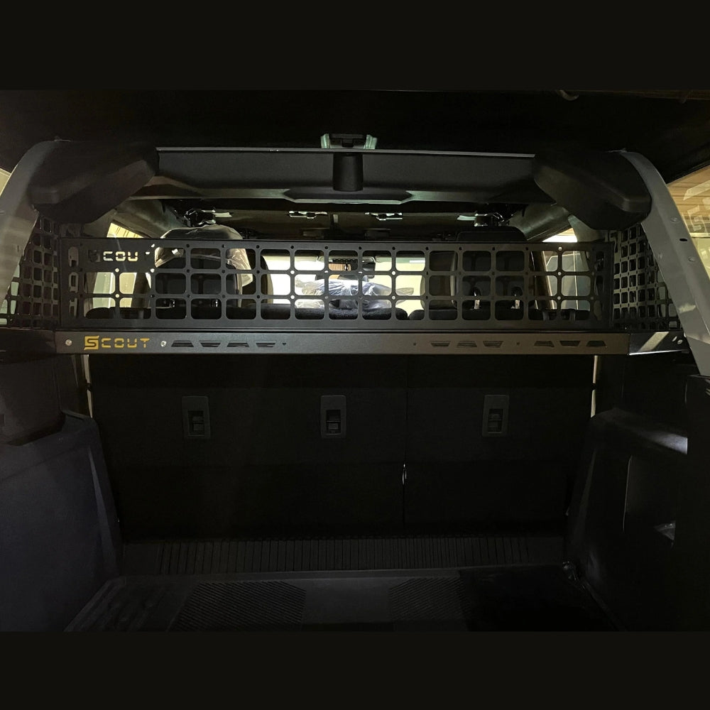 Scout Cargo Barrier - Ford Bronco (4 Doors), Molle Panels, - Outdoor Kuwait