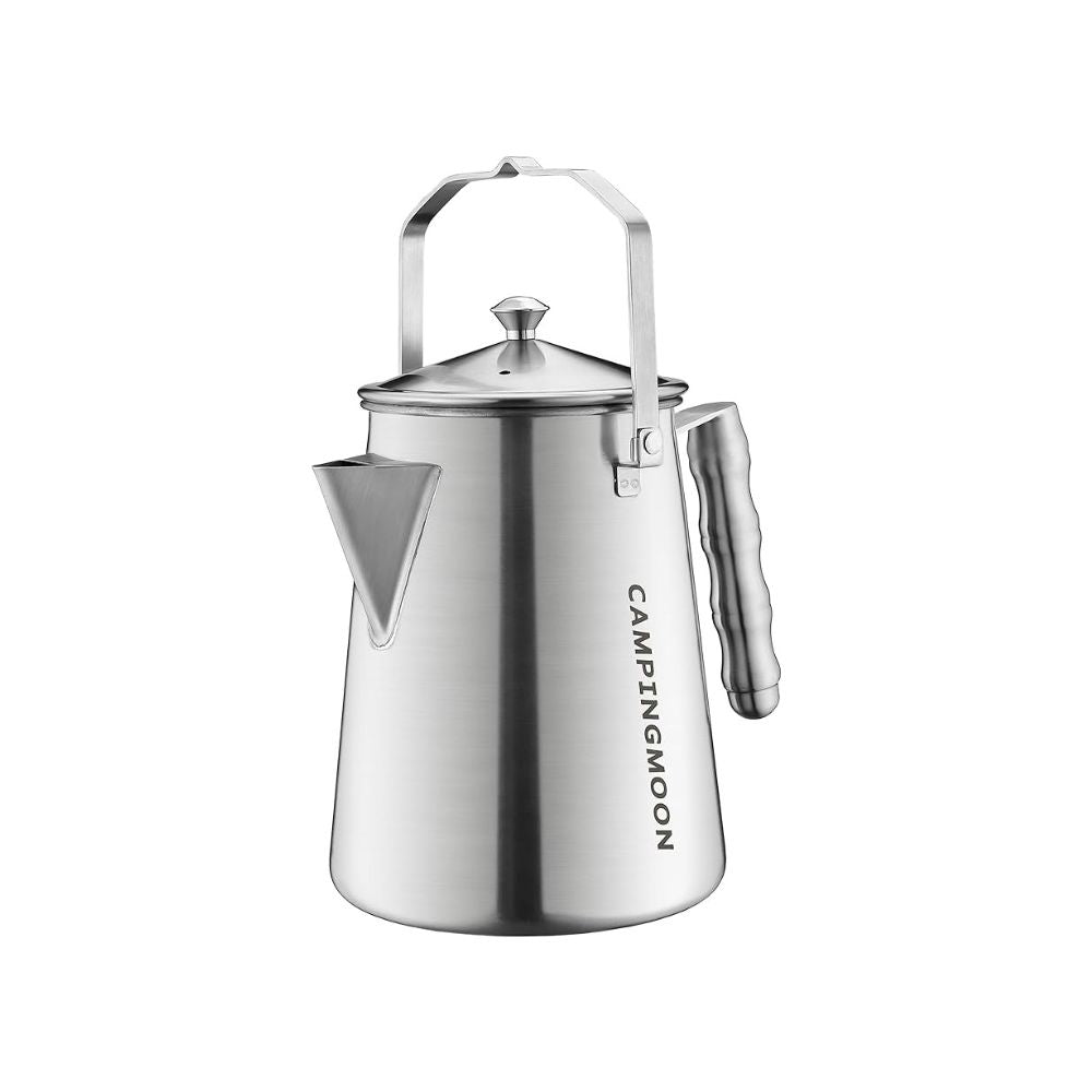 Campingmoon Stainless Steel Bonfire Kettle - 1.5L, Cookware,    - Outdoor Kuwait