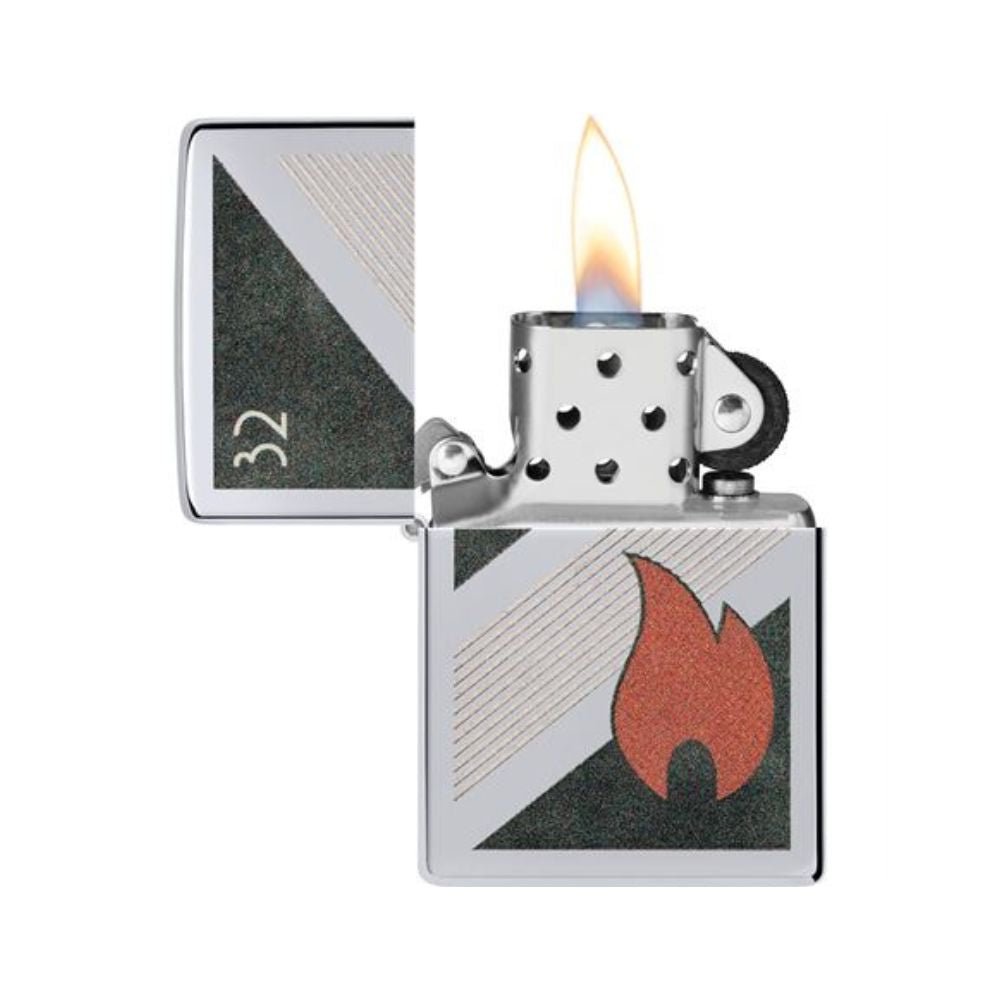 Zippo 32 Flame Design, Lighter, - Outdoor Kuwait