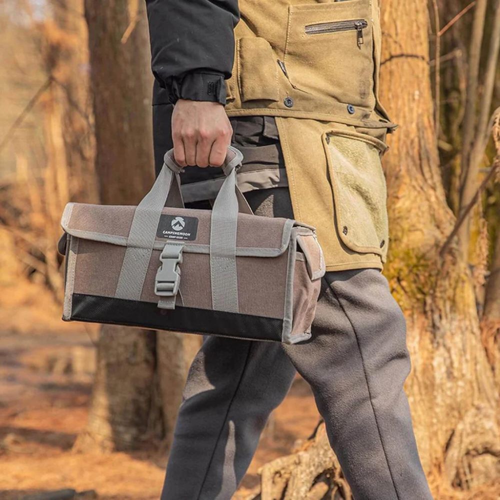 Campingmoon Outdoor Multi-functional Collapsible Canvas Bag - Small, Storage Bags,    - Outdoor Kuwait