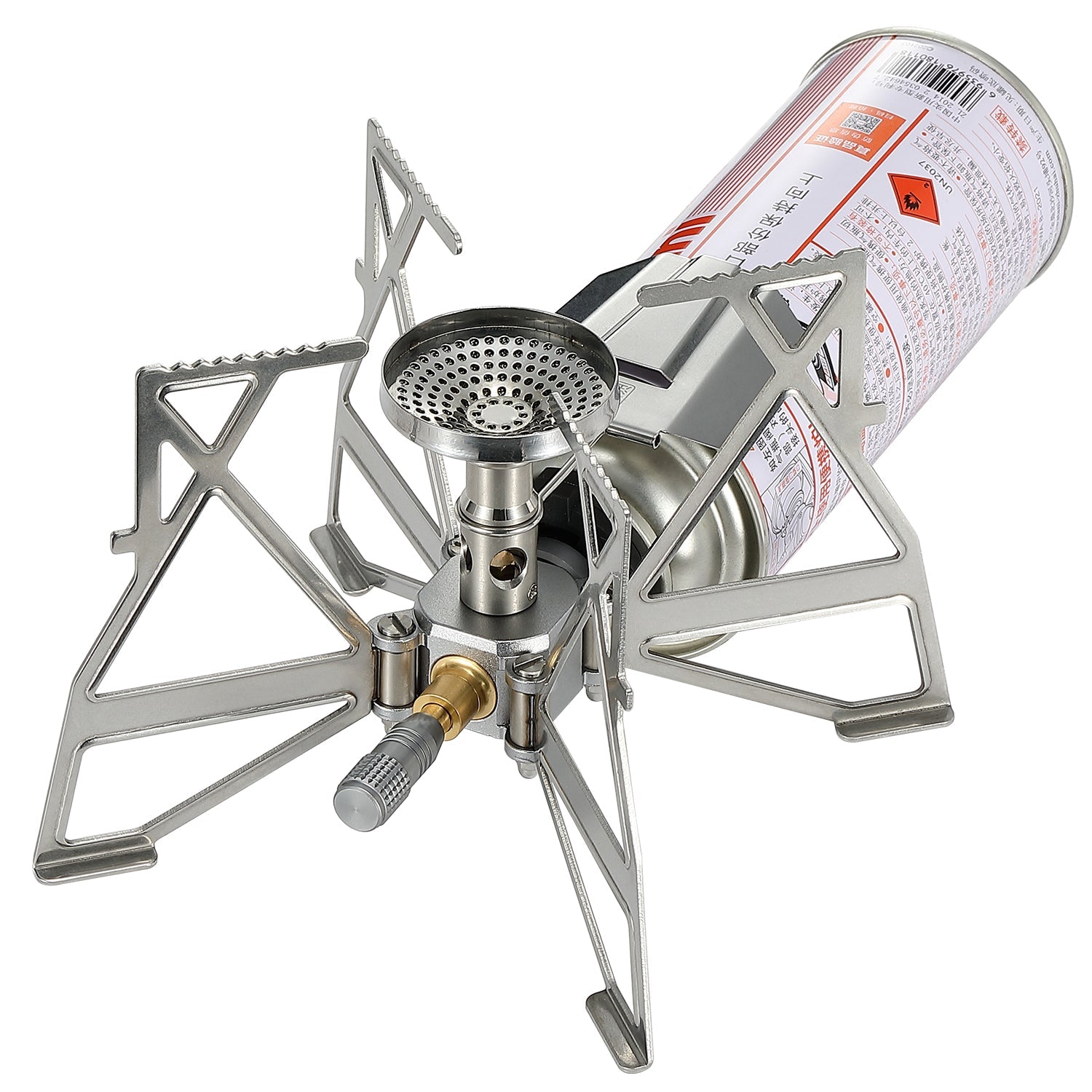 Campingmoon XD-3-NE Butane Camping Stove Stainless Steel Silver, , - Outdoor Kuwait