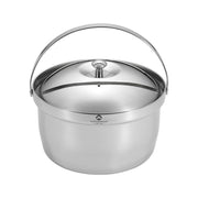Campingmoon Aluminum 3-Layer Steel Cooking Pot, Cookware,    - Outdoor Kuwait