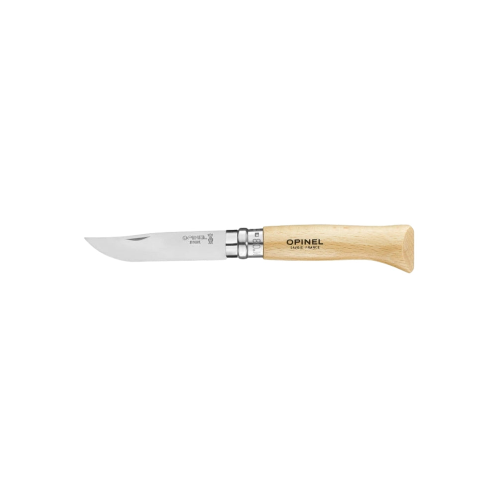 Opinel Trad. Classique N08 Beech Stainless Steel, Knives, - Outdoor Kuwait