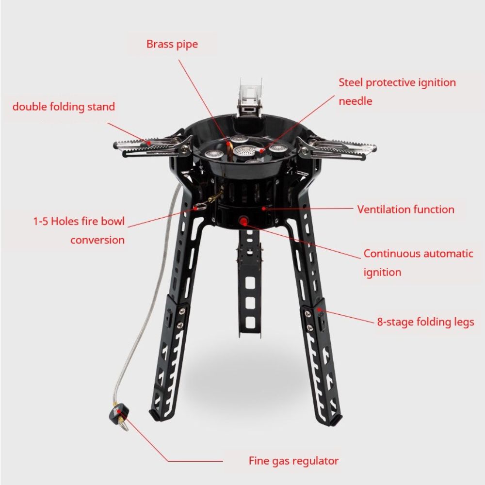 Jera King Burner - Black, Stove Burner, - Outdoor Kuwait