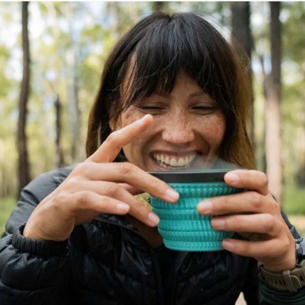 SEA TO SUMMIT COOL GRIP X-MUG COLLAPSIBLE CUP - SEA FOAM, Mugs,    - Outdoor Kuwait