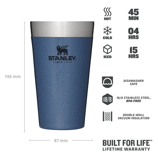 STANLEY ADVENTURE STACKING BEER PINT | 0.47L, Beer Pint, - Outdoor Kuwait