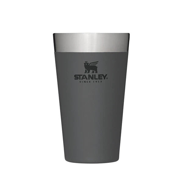 STANLEY ADVENTURE STACKING BEER PINT | 0.47L, Beer Pint, Charcoal - Outdoor Kuwait