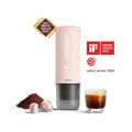 Outin Nano Portable Espresso Machine (Rose Quartz) X BCRF, Coffee Machine, - Outdoor Kuwait