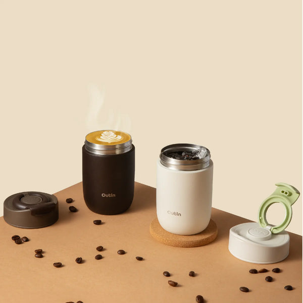 Outin Travel Tumbler (Sand White), Tumbler, - Outdoor Kuwait