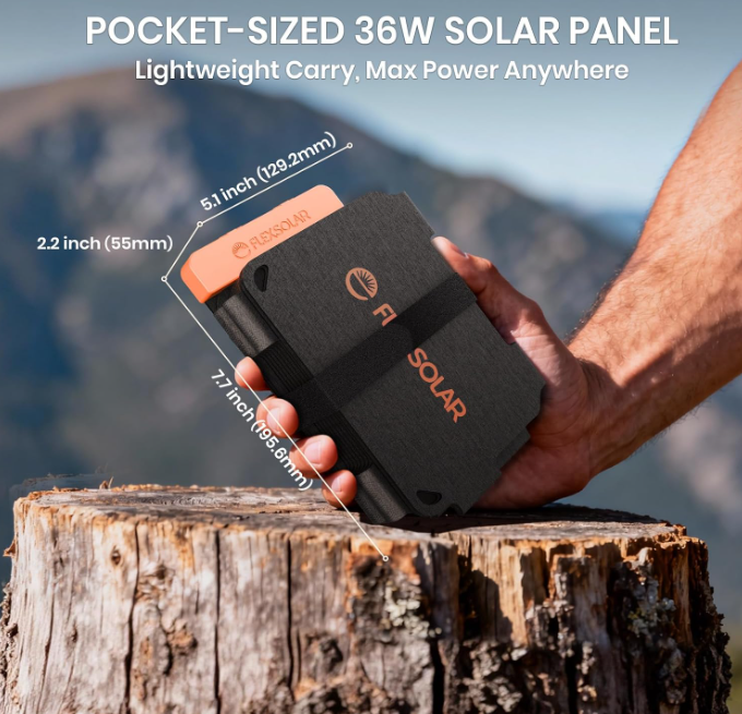 FlexSolar E36MINI 36W Solar Panel Charger