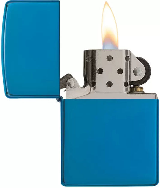 ZIPPO 20446-1 Classic High Polish Blue Pocket Lighter, Lighters & Matches,    - Outdoor Kuwait