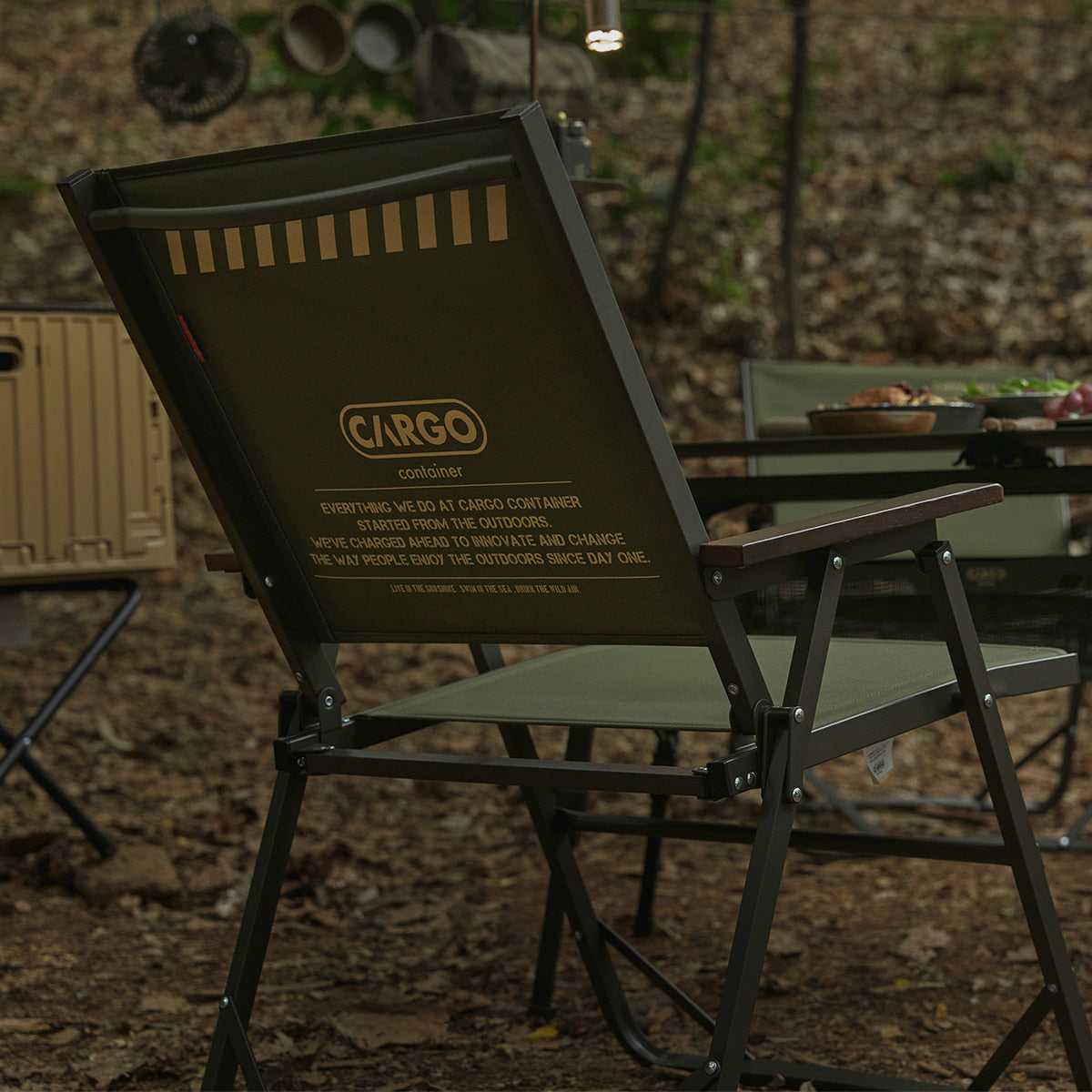 Cargo Container Cosy Folding Chair - Large, Camp Furniture, - Outdoor Kuwait