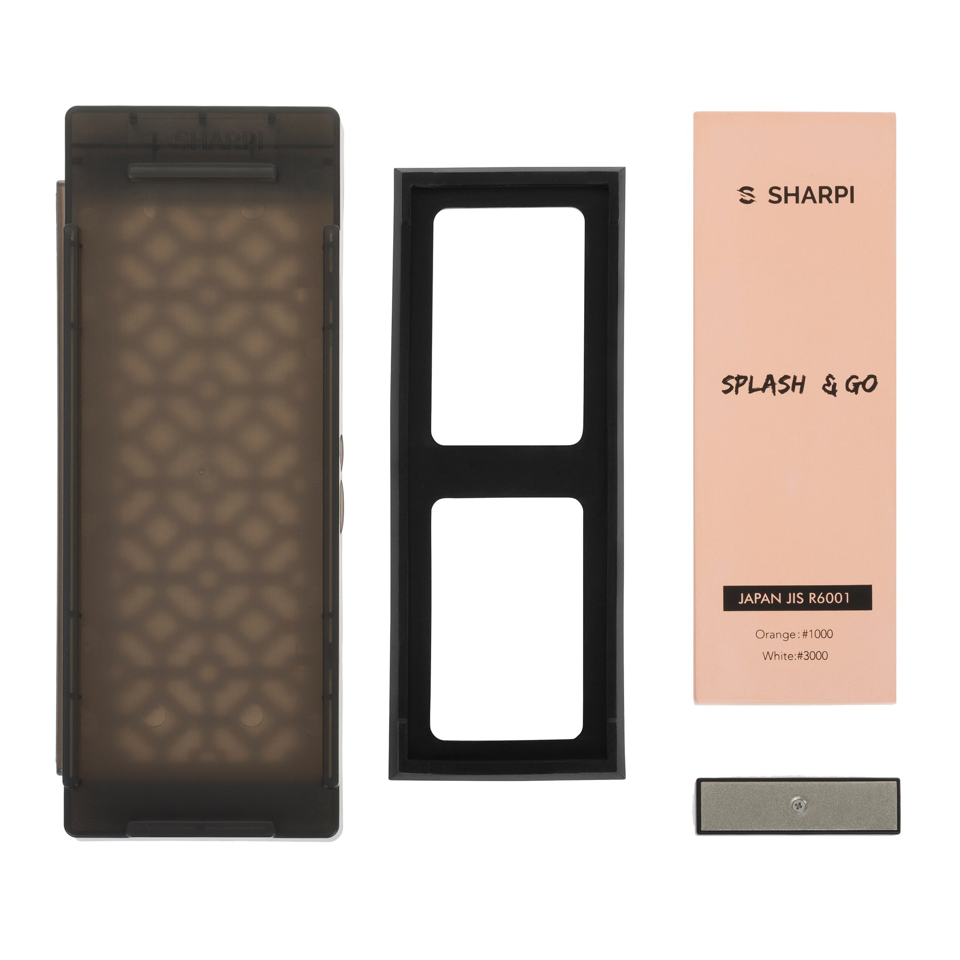 Sharpi Splash and Go Sharpening Whetstone 1000/3000, , - Outdoor Kuwait