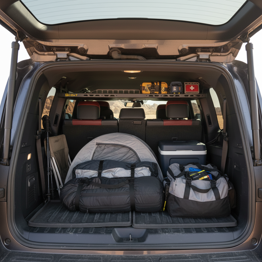 Scout Cargo Upper Shelf - Toyota Land Cruiser LC300, Molle Panels, - Outdoor Kuwait