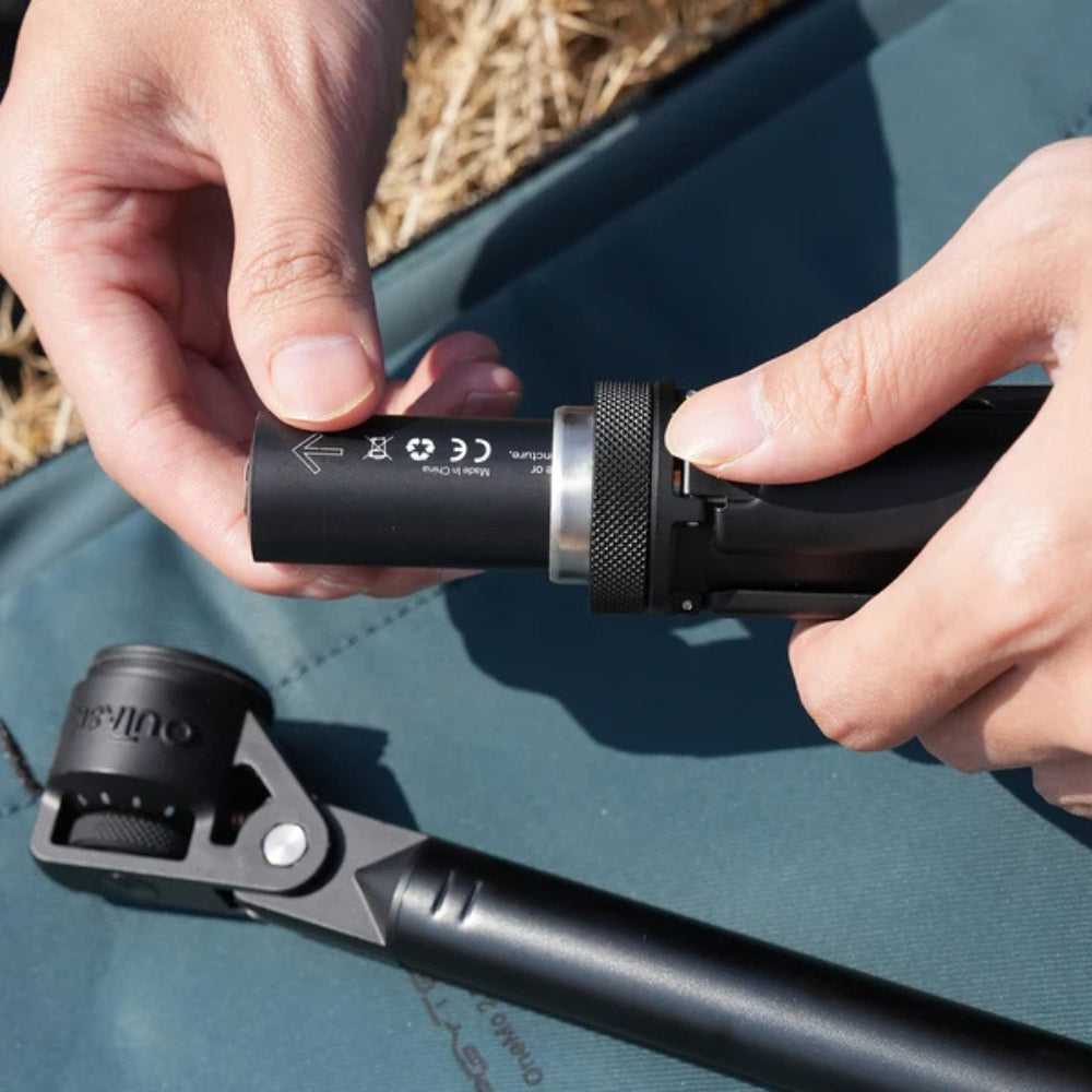 OuTask TD2 Telescopic Lantern Custom Battery, Batteries, - Outdoor Kuwait