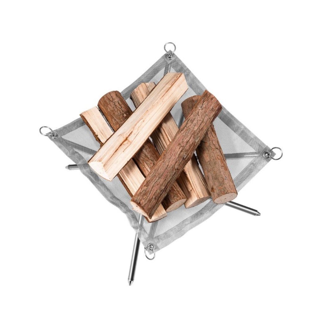 Campingmoon SOLO-101 Mesh Fire Pit with Cooking Grate, Firepit,    - Outdoor Kuwait