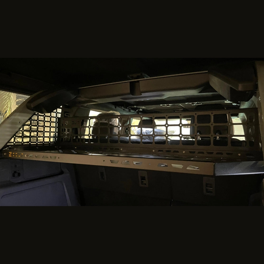 Scout Cargo Barrier - Ford Bronco (4 Doors), Molle Panels, - Outdoor Kuwait