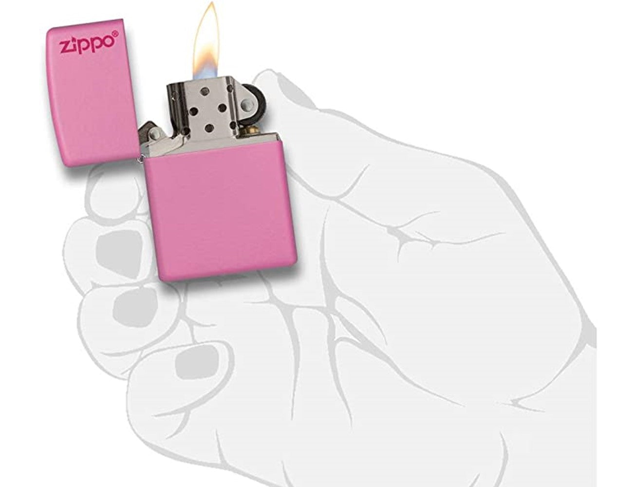 Zippo 238zl Pink Matte Lighter, Lighter, - Outdoor Kuwait