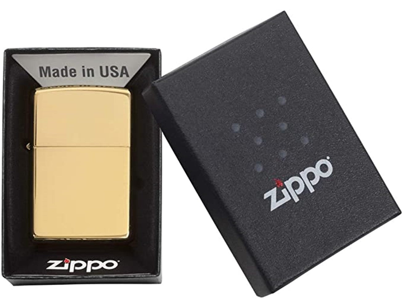 Zippo 254b-Hp Brass W/O Solid Brass Lighter, Lighter, - Outdoor Kuwait
