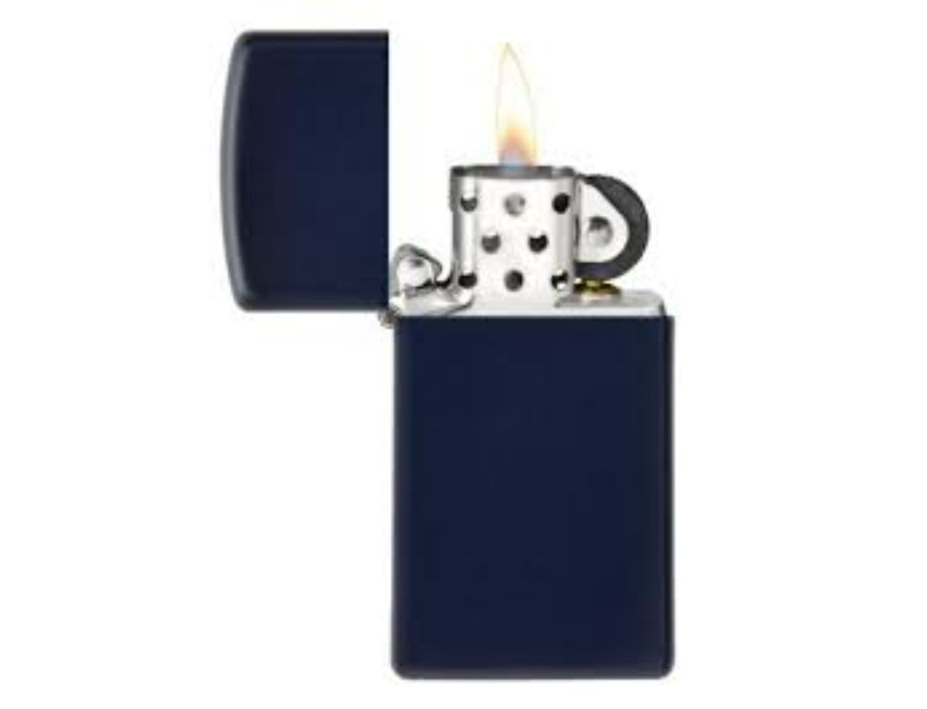 Zippo Lighter 1639 SLIM NAVY BLUE MATTE, Lighter, - Outdoor Kuwait