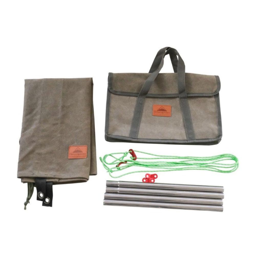 Campingmoon Bonfire Canvas Windshield, Camping Accessories,    - Outdoor Kuwait