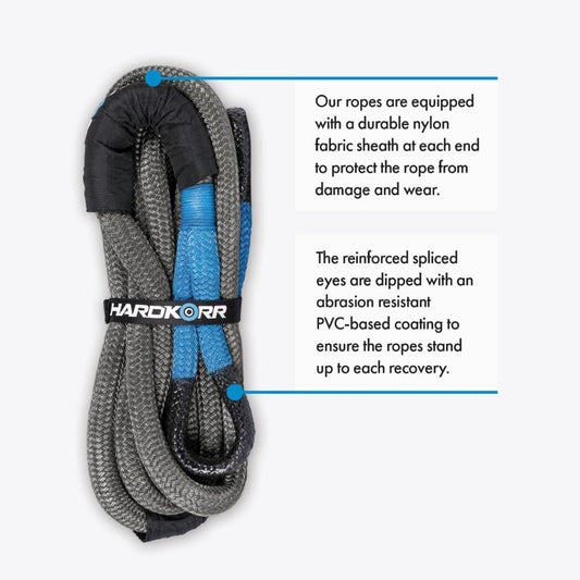 Hardkorr 3M Kinetic Recovery Rope, Recovery Ropes, - Outdoor Kuwait