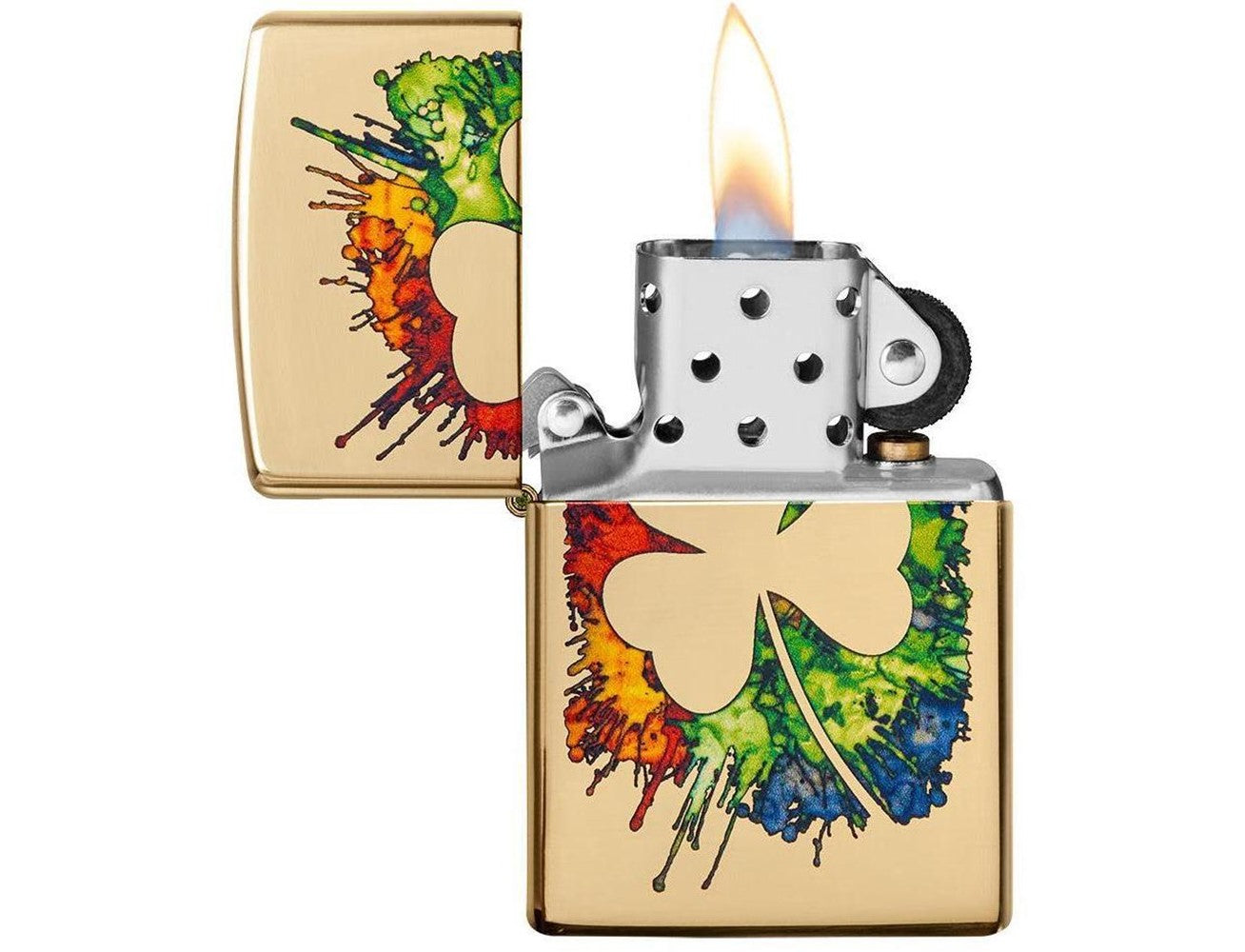 Zippo Lighter Zippo Lighter 49125 Graffiti Clover Design, Lighter, - Outdoor Kuwait