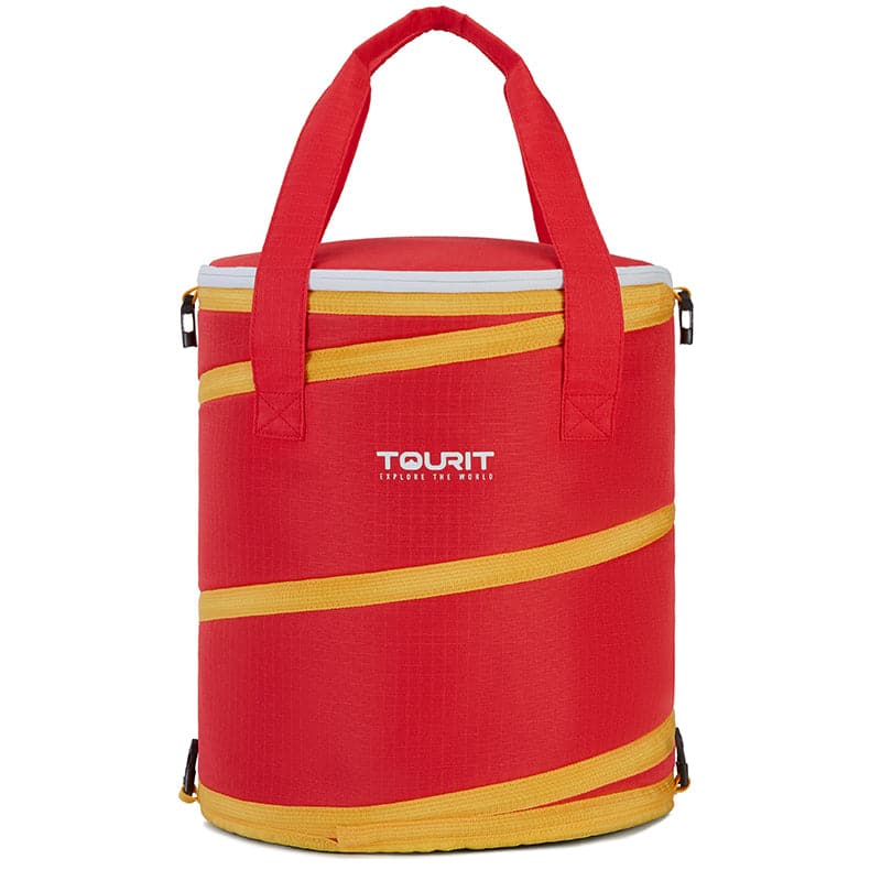 Tourit Zungle Foldable Cooler Bag, Coolers, Red   - Outdoor Kuwait