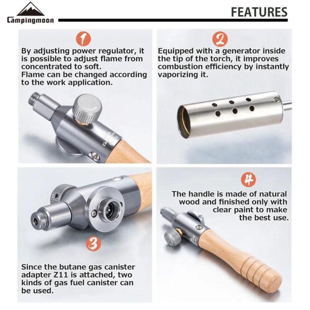 Campingmoon Stove Gas Torch, Stove Accessories,    - Outdoor Kuwait