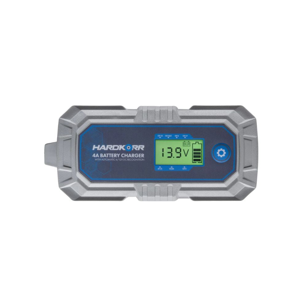 Hardkorr 6A AC Battery Charger With Automatic 6/12V DC Recognition, Batteries, - Outdoor Kuwait