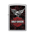 Zippo Harley Davidson Eagles Street Chrome Lighter -ZP207 CI000299, Lighters & Matches,    - Outdoor Kuwait