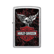 Zippo Harley Davidson Eagles Street Chrome Lighter -ZP207 CI000299, Lighter, - Outdoor Kuwait