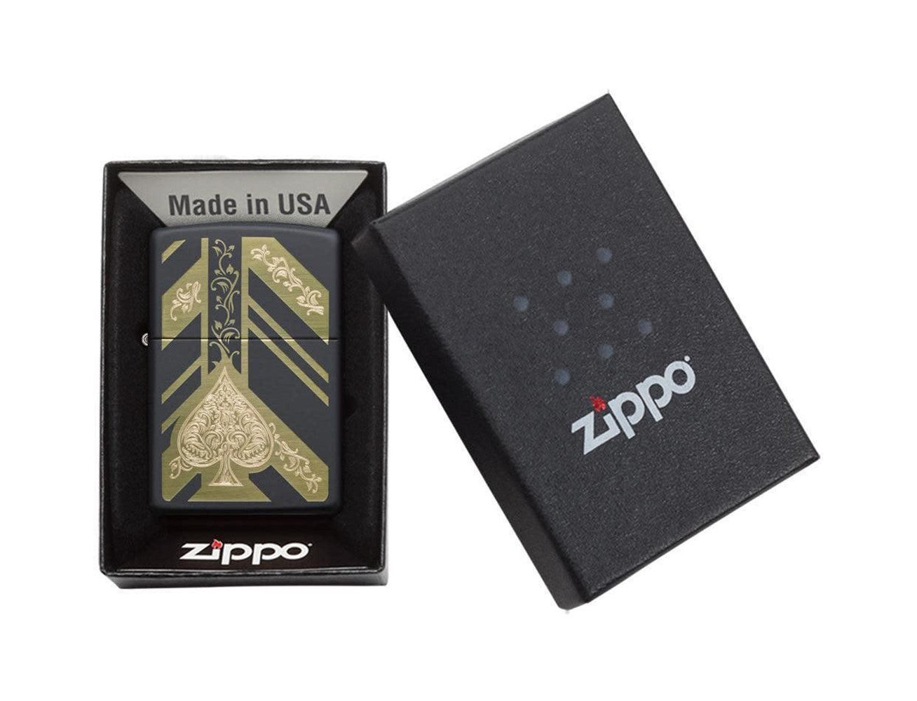 Zippo 29998 218 Ace Of Spades Lighter, Lighter, - Outdoor Kuwait