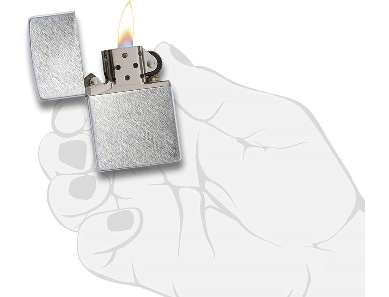 Zippo 24648 Reg Herringbone Sweep Lighter, Lighter, - Outdoor Kuwait