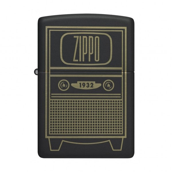 Zippo Vintage TV Design Lighter -ZP48619, Lighter, - Outdoor Kuwait