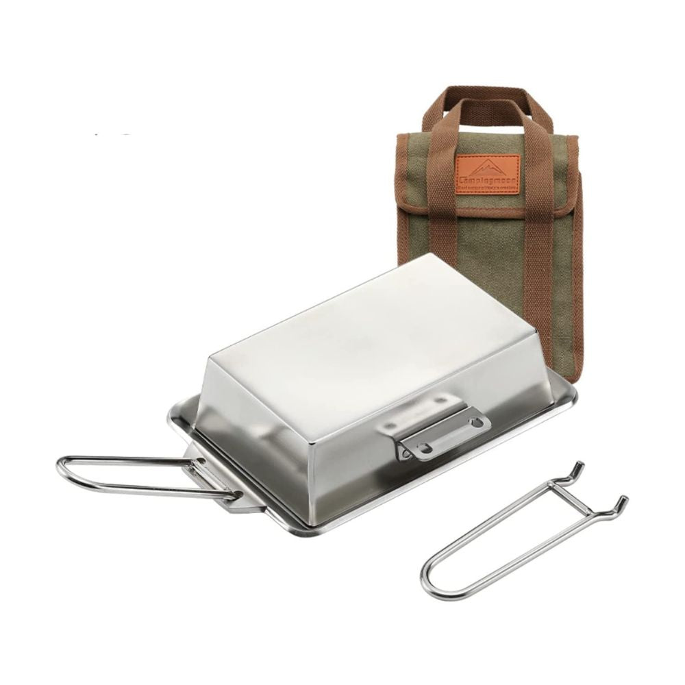 Campingmoon Thick Frying Pan with Cooking Box, Cookware,    - Outdoor Kuwait