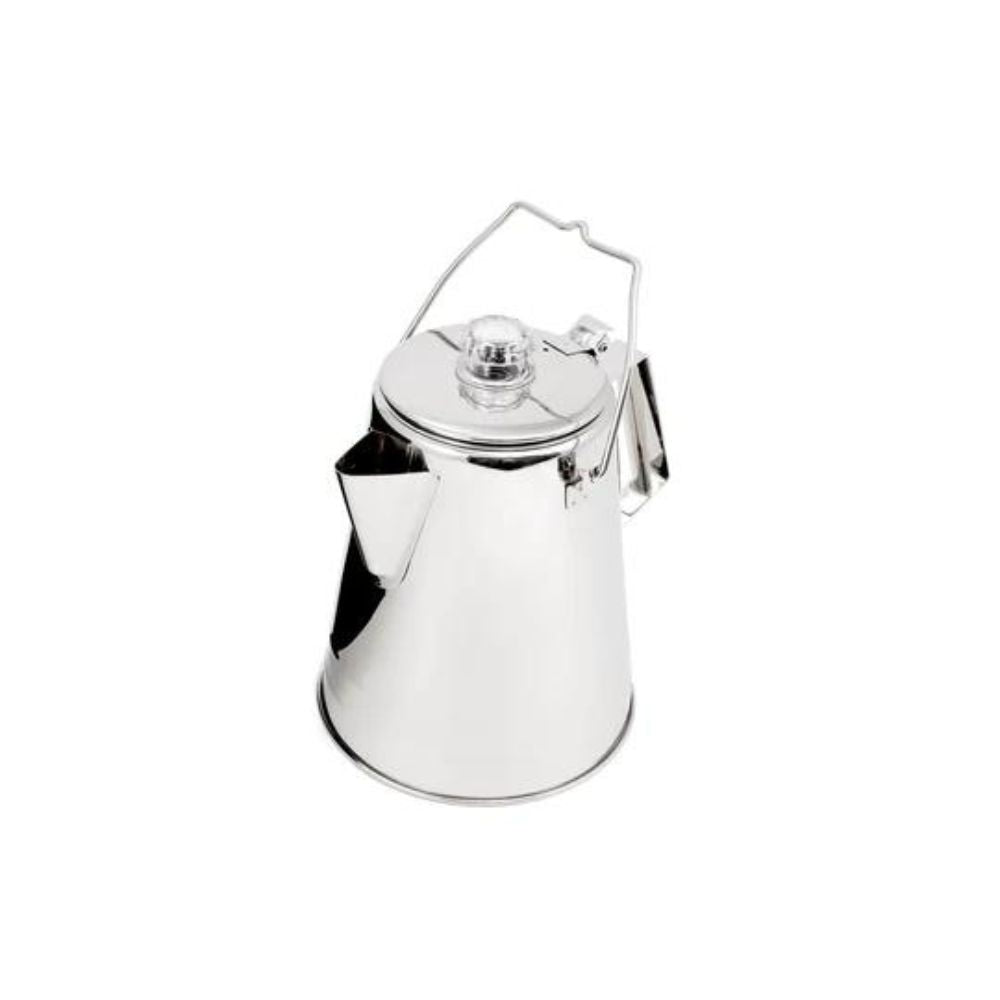 GSI Outdoor Glacier Stainless Coffee Percolator, Coffee Cup, 14 Cups   - Outdoor Kuwait
