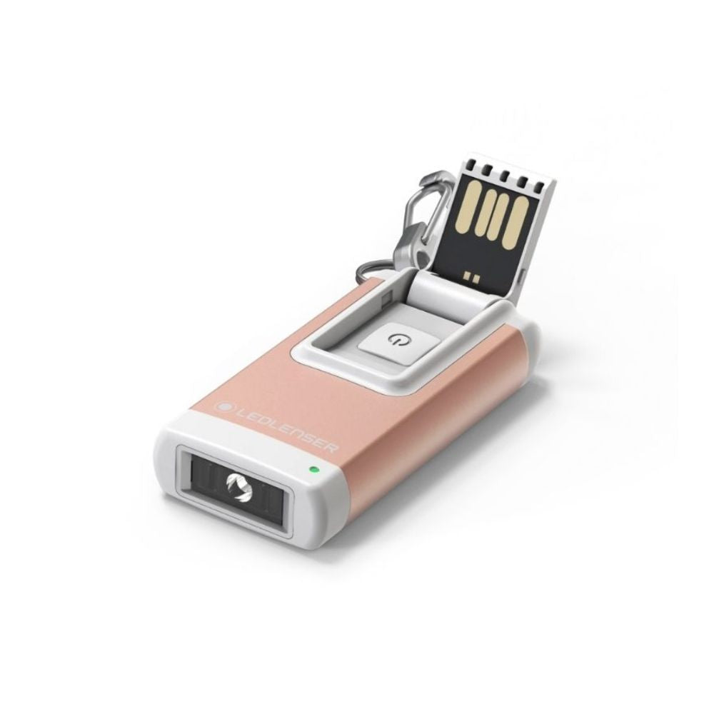 Ledlenser K4R Rechargeable Keychain Light, Flashlights, Rose Gold   - Outdoor Kuwait