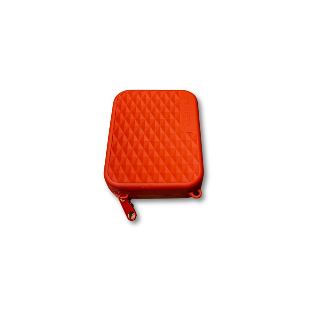Outlery Silicone Pouch, Reusable Cutlery, Crimson Red   - Outdoor Kuwait