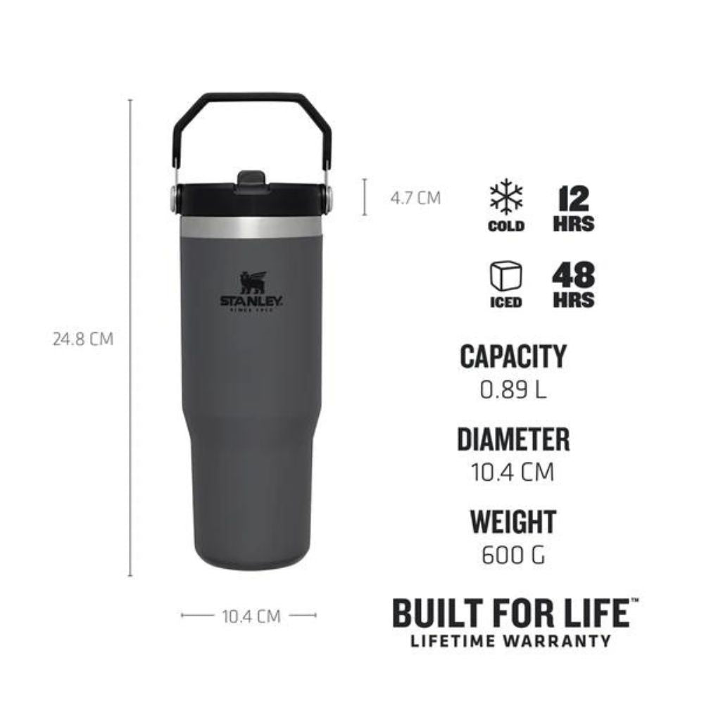STANLEY CLASSIC ICEFLOW FLIP STRAW TUMBLER | 0.8L | 30 oz, Water Bottles, - Outdoor Kuwait